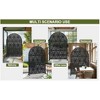 Lirago Outdoor Privacy Fence Panels 72 in Galvanized Metal - 4 of 4
