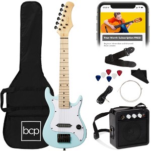 Best Choice Products 30in Kids Electric Guitar Beginner Starter Kit w/ 5W Amplifier, Strap, Case, Strings - 1 of 4