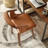 HOMLUX Open Backrest Accent Chair Mid-century-style Office Chair with 360° Swivel Base Ergonomic Desk Chair For Living Room or Bedroom - image 4 of 4