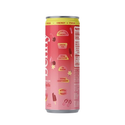 Benny Cherry Vanilla Lightly Sparkling Energy Drink - 12 fl oz Can
