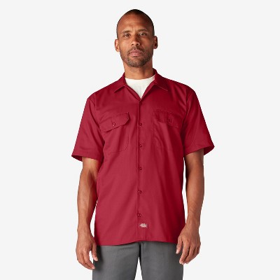 Dickies Short Sleeve Work Shirt, English Red (er), S : Target
