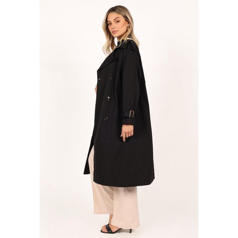 Petal and Pup Womens Trina Button Front Trench Coat, 4 of 9
