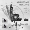 LACOO 2024 Upgraded Faux Leather Massage Gaming Chair with Footrest - 4 of 4