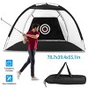 Golf Net Golf Training Aids Practice Nets Driving Hitting Nets with Target Cloth Carry Bag for Indoor Outdoor Sports - 3 of 4