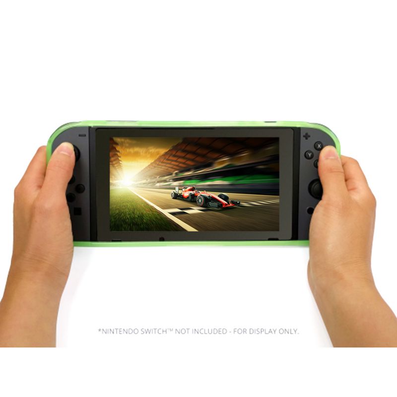 Unique Bargains for Nintendo Switch Transparent TPU Plastic Console Case Protector Cover Accessories Green, 2 of 4