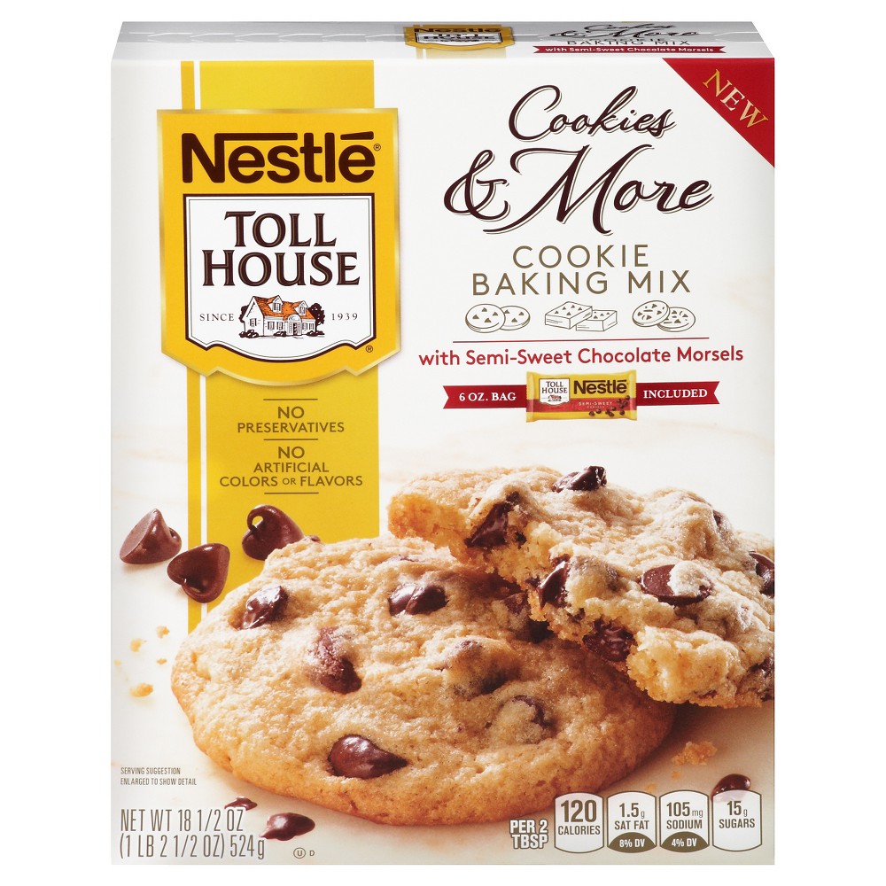 UPC 028000432300 product image for Nestle Toll HouseCookies and More Cookie Baking Mix - 18.5oz | upcitemdb.com