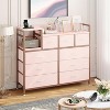 9-Drawer Storage Dresser - Steel/MDF Frame with Charging Station, 3-Size Drawers for Bedroom/Living Room - 4 of 4