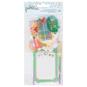Pebbles All The Cake Ephemera Cardstock Die-Cuts 59/Pkg-Icons W/Gold Foil - 1 of 4