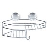 Stick N Lock Plus Kroma Combo Shower Basket Chrome - Better Living Products: Stainless Steel Suction Shelf, Scouring Storage - 2 of 4