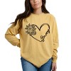 Simply Sage Market Grammy Heart Outline Garment Dyed Long Sleeve - 2 of 4