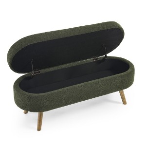 Dexmalle Ottoman Oval Storage Bench - 1 of 4