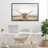 Stupell Industries Longhorn Portrait Open Meadow Framed Giclee Art - 3 of 4