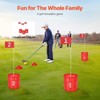 Backyard Golf Game 3 Hole Portable Outdoor Bucket Golf Game for Kids and Adults - 2 of 4