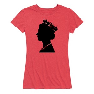 Women's - Instant Message - Queen Silhouette Short Sleeve Graphic T-Shirt - 1 of 4