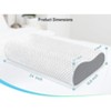 LISM Ergonomic Cervical Neck Pillow,Memory Foam Bed Pillow for Side Back Stomach Sleepers - 2 of 4