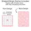 Big Dot of Happiness Pink Winter Wonderland - Bingo Cards and Markers - Holiday Snowflake Birthday Party and Baby Shower Bingo Game - Set of 18 - 3 of 4