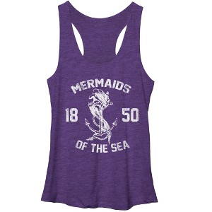 Women's Lost Gods Mermaids of the Sea Racerback Tank Top - 1 of 3