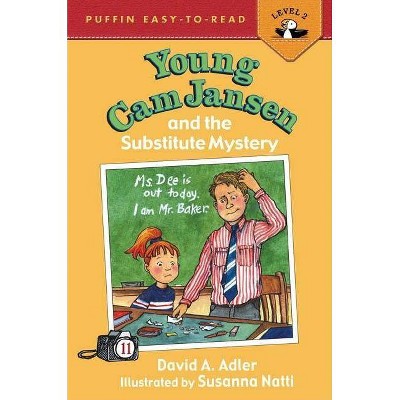 Young CAM Jansen and the Substitute Mystery - by  David A Adler (Paperback)