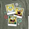Men's - SpongeBob SquarePants - Christmas Photo Collage Short Sleeve Graphic T-Shirt - 2 of 4