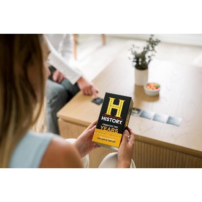 HISTORY Channel NEW Games Bundle - Stats & Facts / Through The Years - General Knowledge Trivia Chronology Timeline Card Game - Adults, Family & Teens