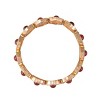 RACHEL Rachel Roy Gold Tone Casted Stretch Bracelet with Semi-Precious Stone Accents - 2 of 4