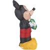 Gemmy Airdorable Airblown Inflatable Easter Mickey Mouse w/Egg Disney, 1.5 ft Tall, Black - 2 of 3