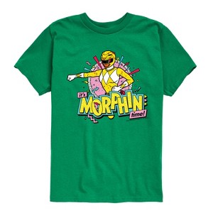 Boys' - Power Rangers - Morphin Time Yellow Short Sleeve Graphic T-Shirt - 1 of 4