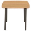 vidaXL Patio Table 31.5 inches x31.5 inches x28.3 inches  Solid Acacia Wood and Steel - 2 of 4