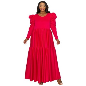 L I V D Women's Isabel Tiered Maxi Dress - 1 of 3