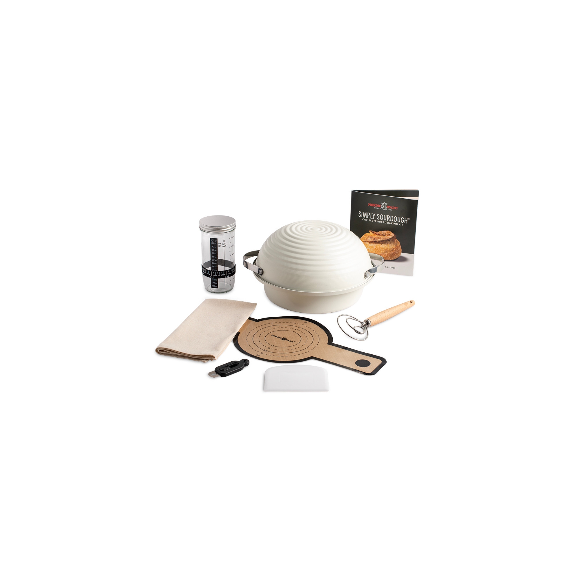 Nordic Ware Basic 9 Piece Simply Sourdough Bread Baking Kit