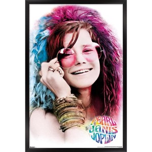 Trends International Janis Joplin - Pearl Framed Wall Poster Prints - 1 of 4