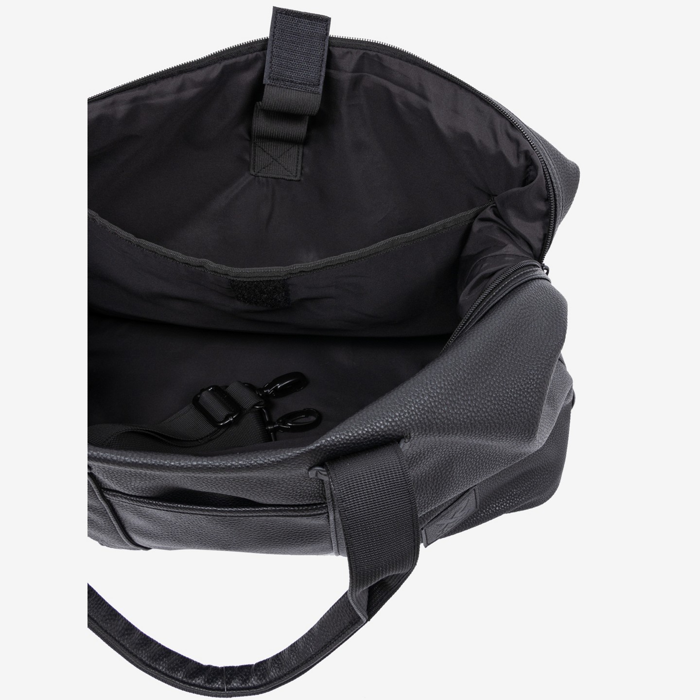 Сумка X RAY Pebbled Faux Leather Travel Duffel Bag Black, цвет: Чёрный — фото 7