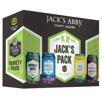 Jack's Abby Jack's Pack Variety Beer  - 12pk/12 fl oz Cans