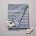 Heathered Stripe Tasseled Woven Throw Blanket - Hearth & Hand™ with Magnolia