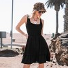 Women's Dark Romance Black Tiered Sundress - Cupshe - 2 of 4