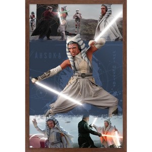 Trends International Star Wars: Ahsoka - Ahsoka in White Framed Wall Poster Prints - 1 of 4