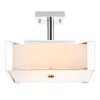 CWI Lighting Lucie 3 Light Drum Shade Chandelier With Chrome Finish - 2 of 4