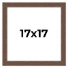 PosterPalooza | 17x17 Wide Barnwood Picture Frame, UV Acrylic, 6 Finishes - Grey, Brown, White, and Black - 2 of 4