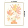 Amanti Art Sweet Pink Floral 5x7 by Kristian Gallagher Wood Framed Wall Art Print - 4 of 4