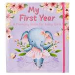 Baby Memory Book for Girls - (Hardcover)