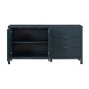 CAVINAS Creative 4-Door Handleless Sideboard Cabinet with Press-to-Open Design,Modern Buffet Cabinet with Storage for Kitchen,Dining Room - 3 of 4