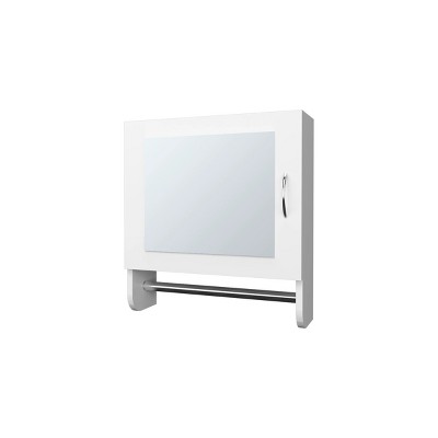 GlasFlength Decorative Wall Mirrors Bathroom Decor Cabinet Accent Mirror Vanity Medicine Cabinet Mirrors for Bathroom Wall, White, 17.7"*5.7"*19.7"