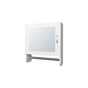GlasFlength Decorative Wall Mirrors Bathroom Decor Cabinet Accent Mirror Vanity Medicine Cabinet Mirrors for Bathroom Wall, White, 17.7"*5.7"*19.7" - 1 of 4