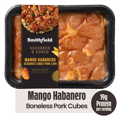 Smithfield Pork Mango Habanero Cubes Boneless - 16oz