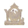 Transpac Resin Gold Joy Holy Family Nativity Scene Figurines Christmas Tabletop Decor Indoor Unique Holiday Gift - 3 of 3
