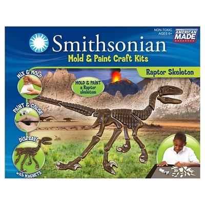 Smithsonian Mold & Paint Craft Kit - Raptor