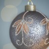 NAYSAYE Party Decoration and Accessories Glass Christmas Ball Ornaments Set of 12 for Christmas Tree Decors, Silver, 3"*3"*0.07" - 3 of 4
