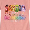 Girls' - Rainbow High - Character Group Fitted Short Sleeve Graphic T-Shirt - 2 of 4