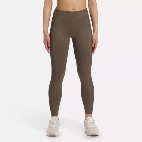 Reebok Yoga High Rise Performance Rib Leggings Xl Grout : Target