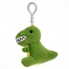 3.5" Plush Backpack Keychain Dinosaur - 2 of 3